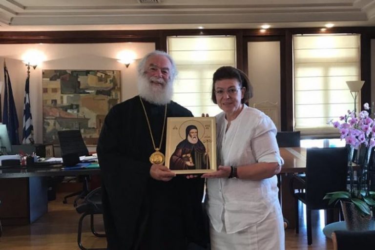 Συνάντηση του Πατρ. Αλεξανδρείας με την Λ. Μενδώνη