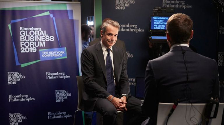 Κ. Μητσοτάκης στο Bloomberg: “Η Ελλάδα θα είναι το success story της ευρωζώνης για τα επόμενα τρία-τέσσερα χρόνια” (Vid-ΦΩΤΟ)”