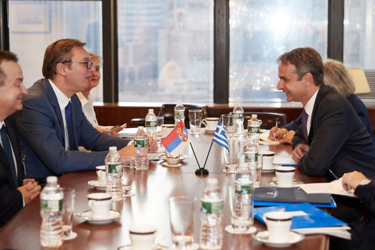 Συνάντηση Μητσοτάκη – Βούτσιτς στη Νέα Υόρκη