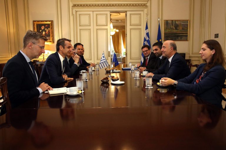 Τι συζήτησαν Μητσοτάκης – Μοσκοβισί στην σημερινή συνάντηση