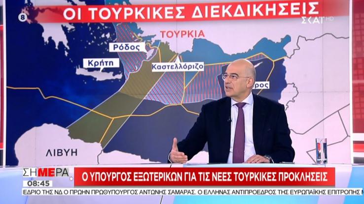 Χτύπησε το χέρι στο τραπέζι ο Δένδιας: “Δεν θα κάνουν ότι θέλουν Τουρκία-Λιβύη”