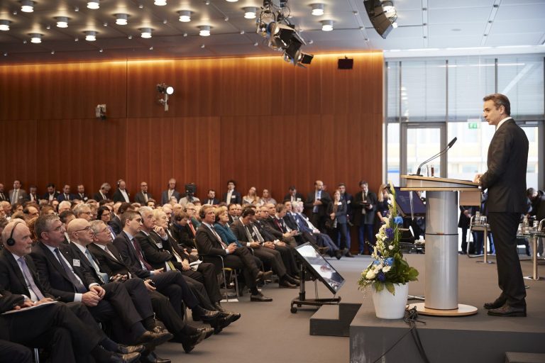 Ο Κυριάκος Μητσοτάκης στο Βερολίνο