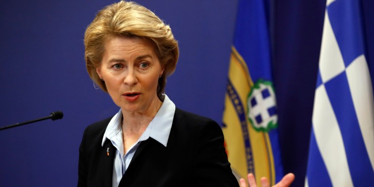 Στην Ελλάδα αύριο η Ούρσουλα φον ντερ Λάιεν