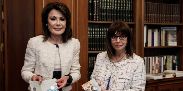 Συνάντηση Σακελλαροπούλου -Αγγελοπούλου για το επετειακό έτος 2021