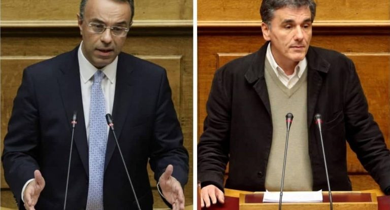 Εκατέρωθεν βολές Σταϊκούρα – Τσακαλώτου στη Βουλή για την άρση προστασίας της πρώτης κατοικίας