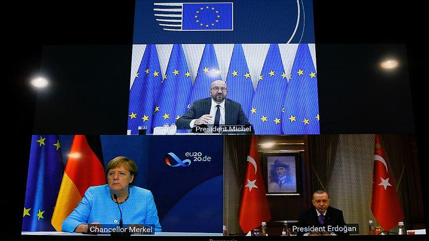 Ερντογάν μετά την τριμερή με Μέρκελ και Μισέλ: Η Τουρκία είναι έτοιμη για διαπραγματεύσεις