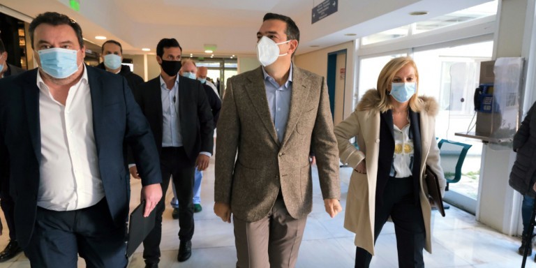 Επίσκεψη Τσίπρα στο νοσοκομείο «Γ. Γεννηματάς» (vid)