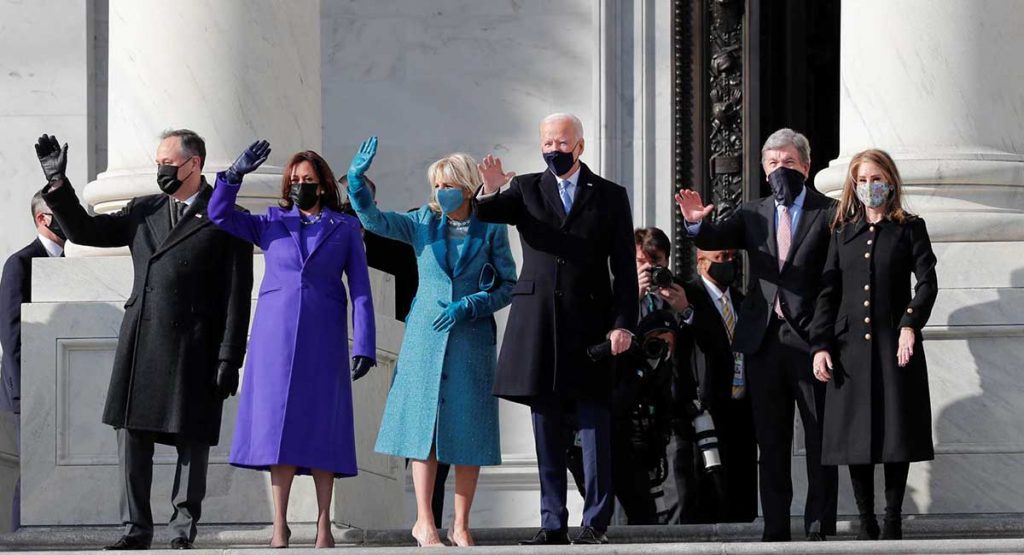 Άφιξη Μπάιντεν στο Καπιτώλιο για την ορκωμοσία