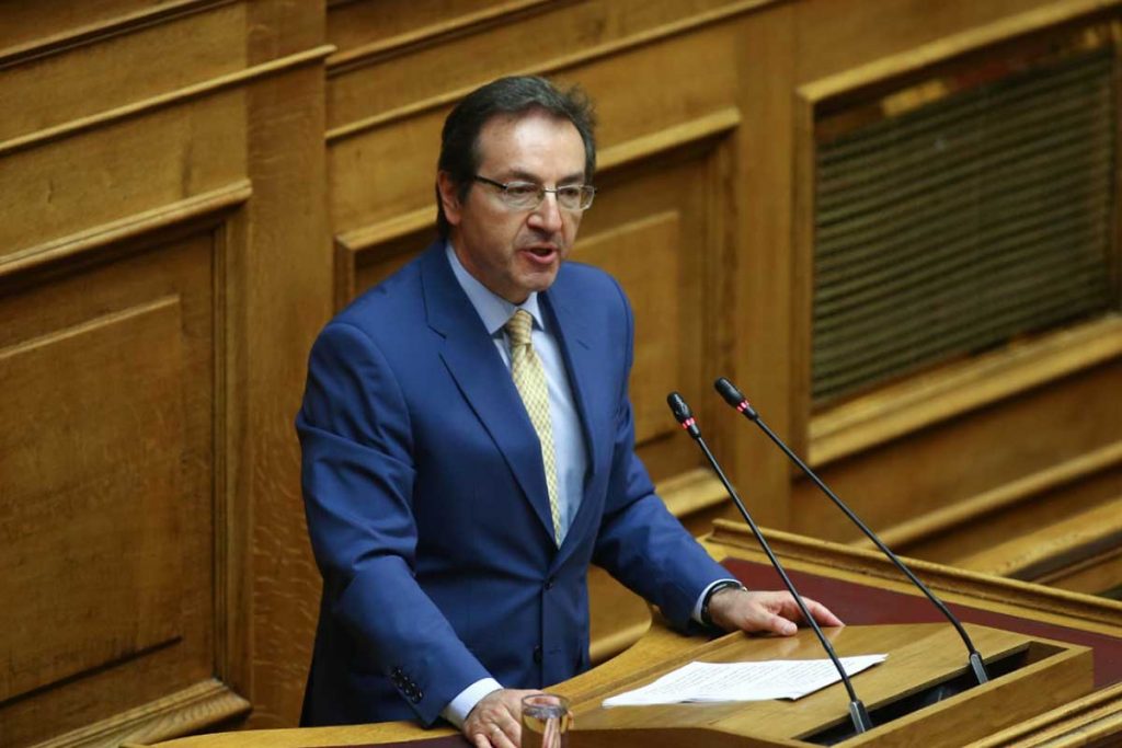 Συνεδριάζει η Κ.Ο. της ΝΔ για εκλογή νέου γραμματέα Γιάννης Μπούγας από το βήμα της Βουλής