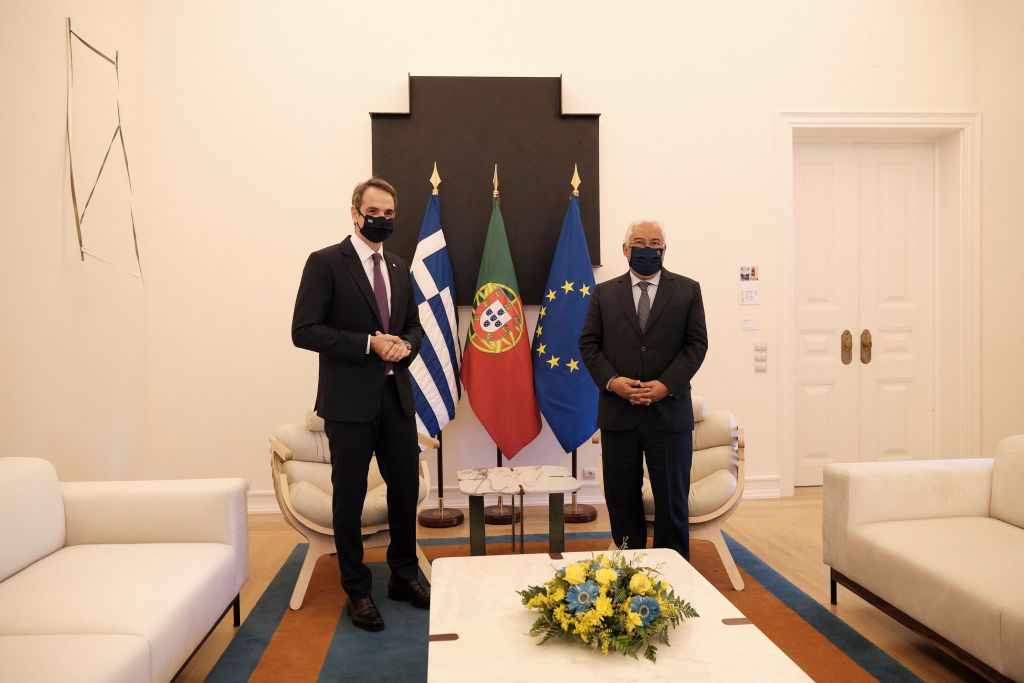 Μητσοτάκης: «Να σταματήσουμε να παίζουμε τις κουμπάρες με την Τουρκία» (vid) Μητσοτάκης Κόστα Πορτογαλία