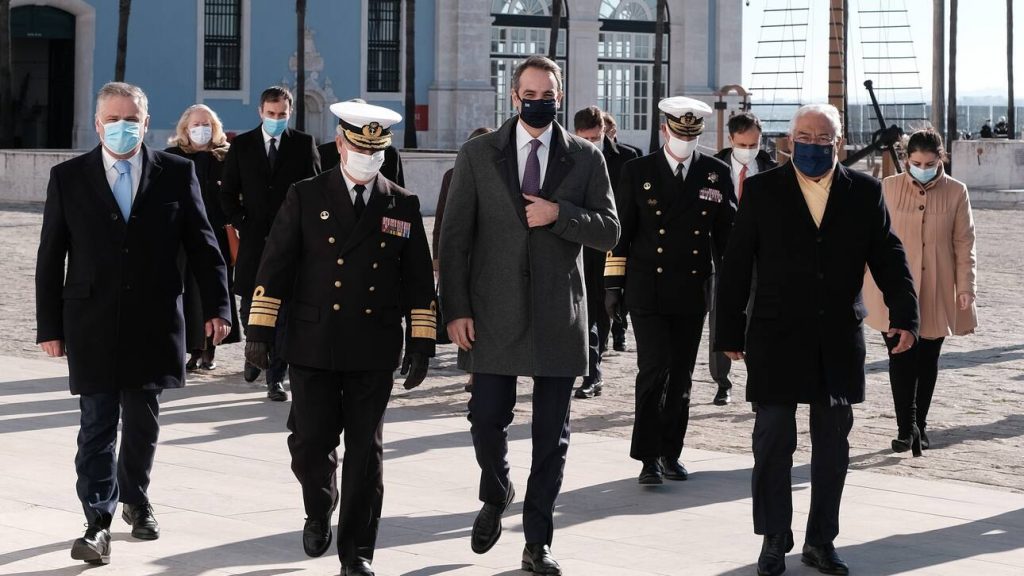Μητσοτάκης: Ουσιαστική στήριξη της Πορτογαλίας στο Αιγαίο Μητσοτάκης στην Πορτογαλία