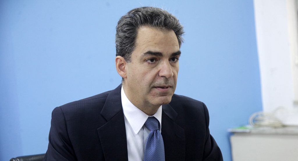 Ο υφυπουργός Παιδείας, Άγγελος Συρίγος κάνει δηλώσεις