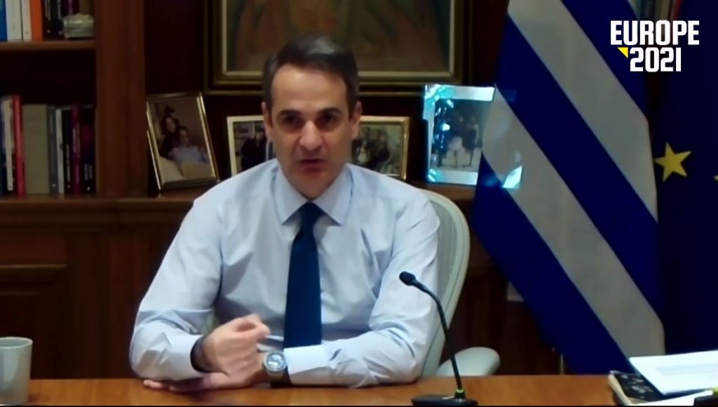 Μητσοτάκης στο Europe 2021: “Απαραίτητη η συνέπεια και η διάρκεια από την Τουρκία” κυριάκος μητσοτάκης