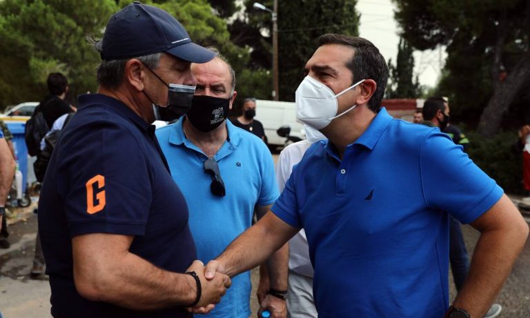 Φωτιές Αττική: Έκκληση Τσίπρα για ενίσχυση πτητικών μέσων στο Κρυονέρι