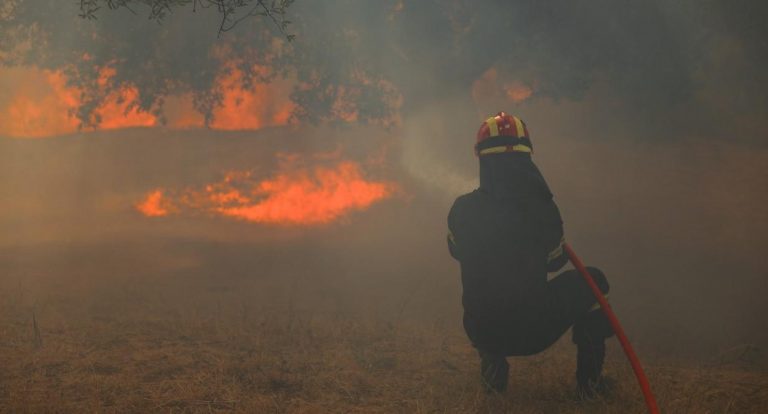 Δασκαλειό Κερατέας: Βρέθηκαν υπολείμματα φωτοβολίδας